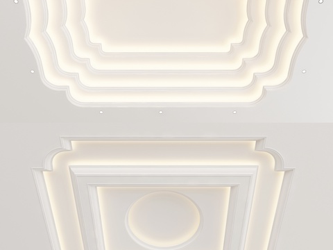 European-style ceiling