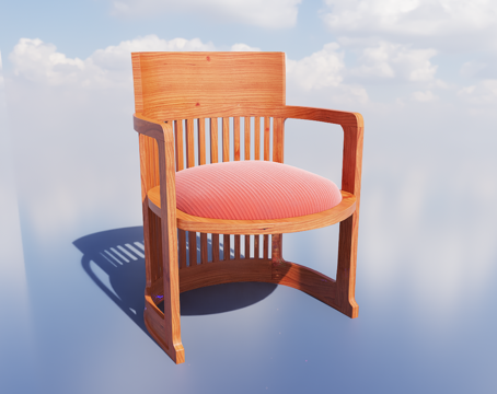 Neo-Chinese Style Stool Chair Dining Chair Solid Wood Chair