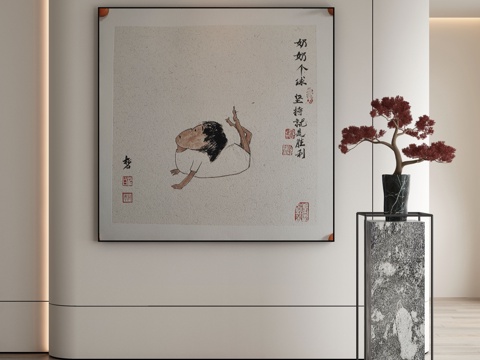 New Chinese Decorative Painting Children's Hanging Painting