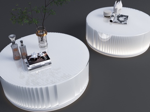 Modern acrylic coffee table