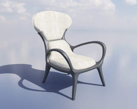 New Chinese-style Armchair Dining Chair Solid Wood Chair