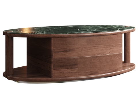 Modern marble coffee table