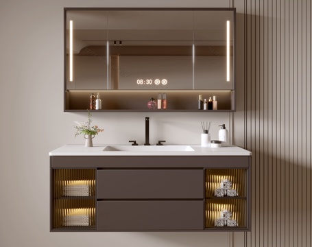 Modern Bathroom Cabinet Bathroom Basin Bathroom Ornaments