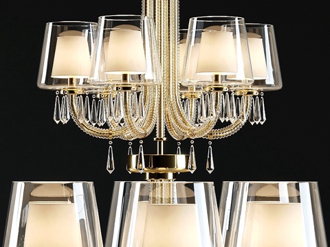 European-style crystal chandelier