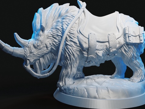 Rhino Mount Sculpture