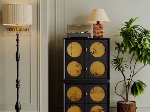 Mid-century Style porch cabinet