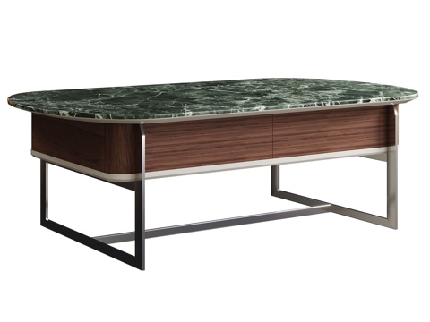 Modern marble coffee table