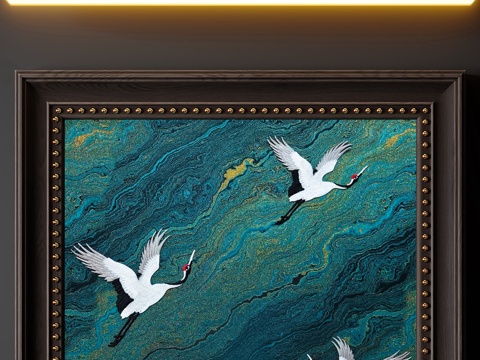 New Chinese Crane Painting Decorative Painting