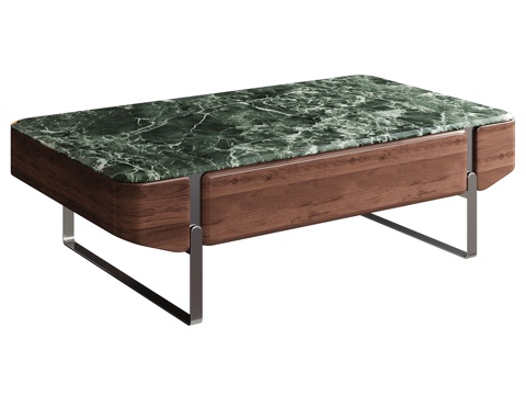 Modern marble coffee table