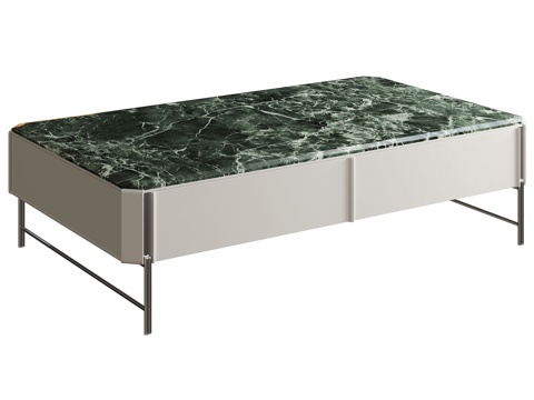 Modern marble coffee table