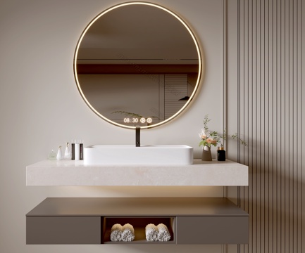 Modern Bathroom Cabinet Bathroom Basin Bathroom Ornaments