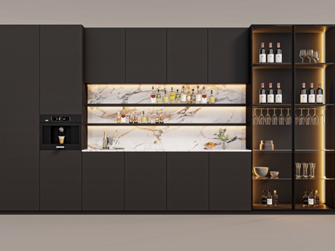 Modern Wine Cabinet Sideboard