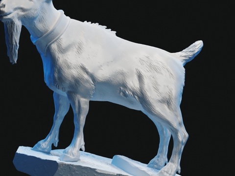 God beast goat sculpture