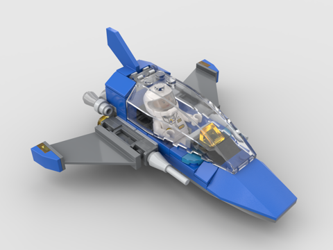 LEGO toy blocks airplane fighter