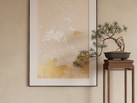 New Chinese Texture Painting Decorative Painting