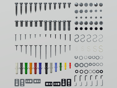 Modern Hardware Nail Bolt Nut Screw