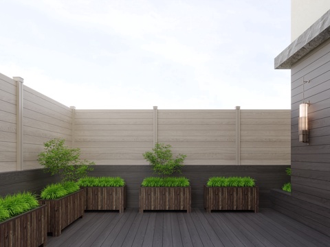 Modern Terrace Balcony Garden