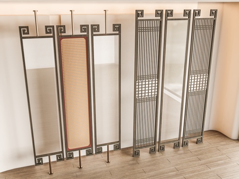 New Chinese Folding Screen Partition