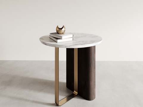 Modern side several round table several