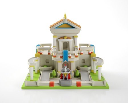 Cartoon Building Cartoon Castle Cartoon House Lego Castle