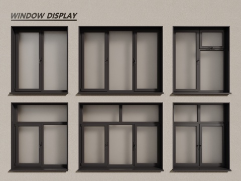 modern windows aluminum alloy windows casement windows floor-to-ceiling windows