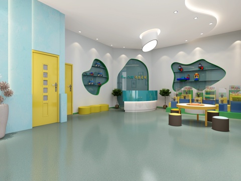 Modern Kindergarten Hall