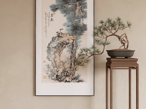 New Chinese Ink Painting Decorative Painting