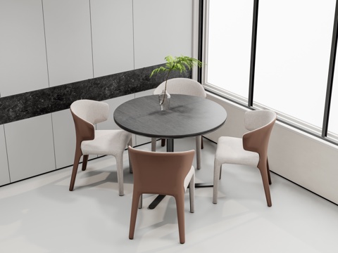 Modern leisure table and chair negotiation table and chair