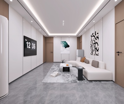 Modern Office Reception Room