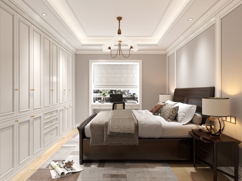 European-style master bedroom