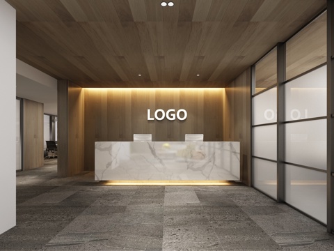 Modern Office Front Desk