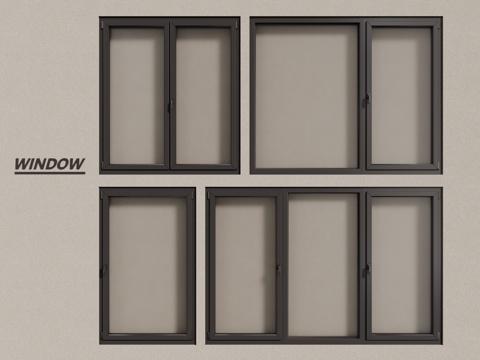 modern windows aluminum alloy windows casement windows floor-to-ceiling windows