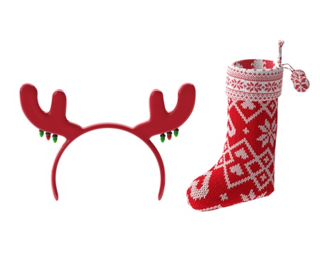 Christmas decoration Christmas socks Christmas hairband hairpin elk hairband