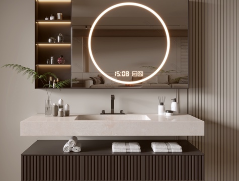 Modern Bathroom Cabinet Bathroom Basin Bathroom Ornaments