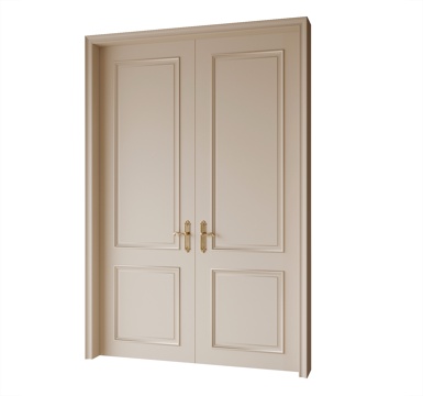 French double door entry door