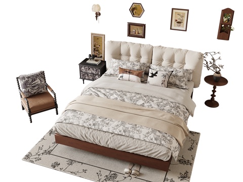 French Double Bed