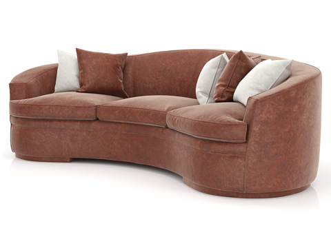 Curved Sofa Shaped Sofa