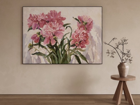 Modern Flower Painting Decorative Painting