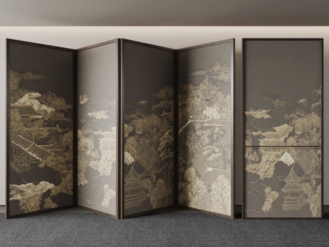 New Chinese Folding Screen