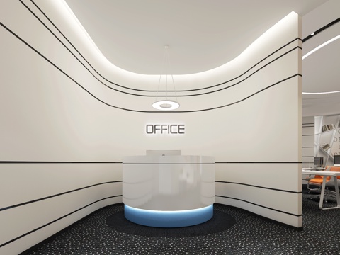 Modern Office Front Desk