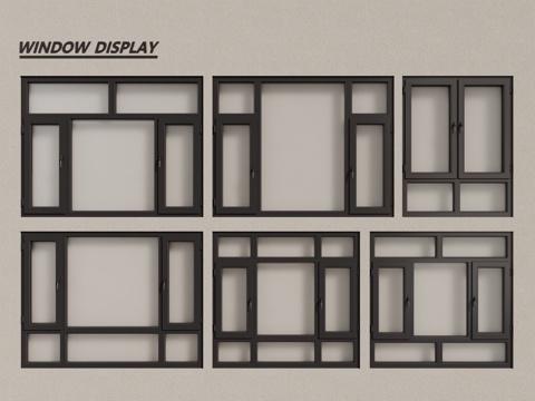 modern windows aluminum alloy windows casement windows floor-to-ceiling windows