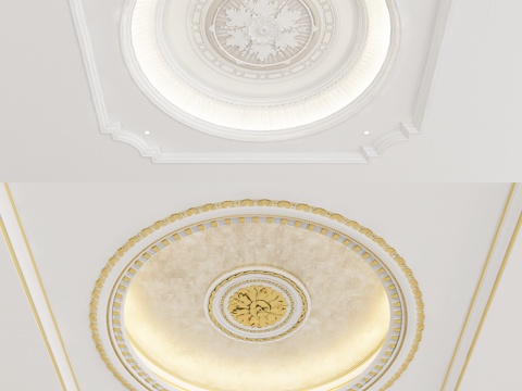 European-style ceiling