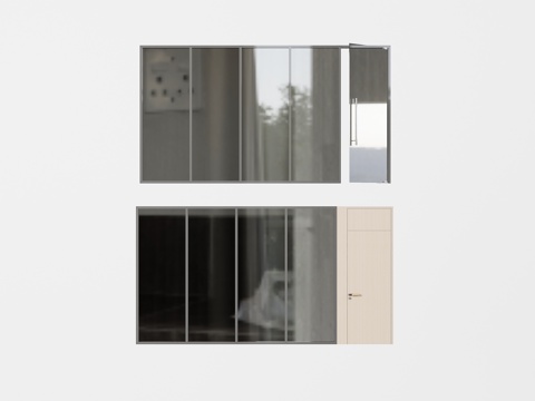 Modern glass partition glass door company glass partition