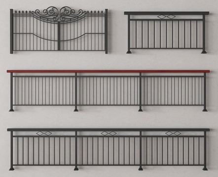 Wrought Iron Fence Railing