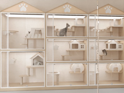 Cat Villa Pet Nest Cat Climbing Rack Cat Toy