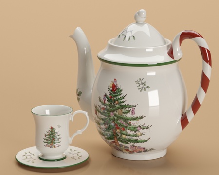 European-style teapot teacup cup coffee pot coffee cup