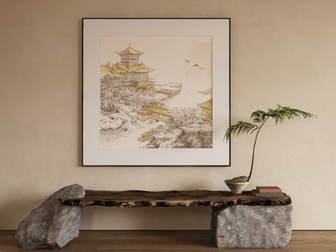 New Chinese Architectural Painting Decorative Painting