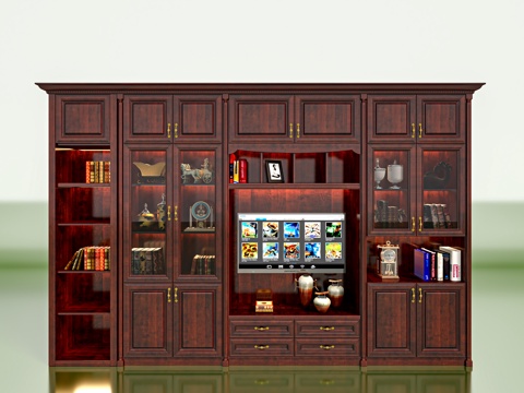 American Bookcase TV Cabinet