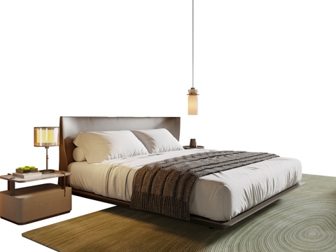 Minotti Italian Double Bed Milotti Double Bed