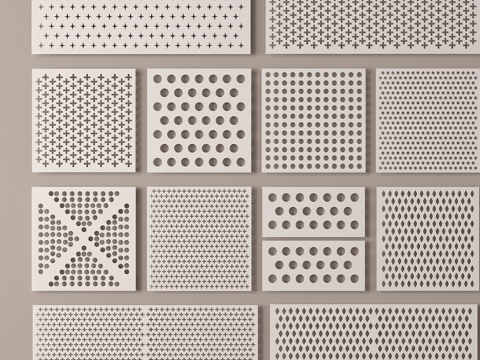 Perforated plate Perforated plate Aluminum gusset plate Hollow plate